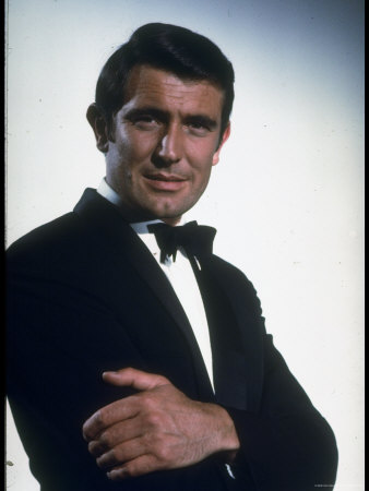 Actor George Lazenby as James Bond