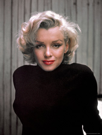 Buy Marilyn Monroe on Patio Outside of Her Home at AllPosters.com