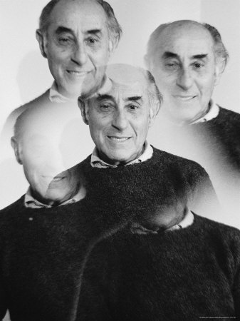 Multiple Exposure of Photographer Alfred Eisenstaedt