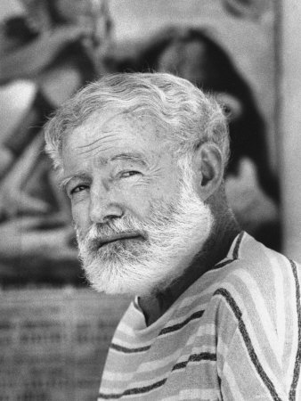 Author Ernest Hemingway Covering Bullfight Rivalry of Spanish Matadors Ordonez and Dominguin