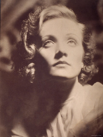 Portrait of Actress Marlene Dietrich