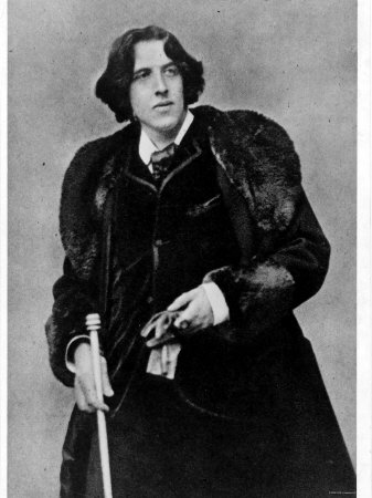 Anglo Irish Playwright Oscar Wilde at the Time of His Lecture Tour in America