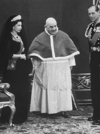 Queen Elizabeth Visiting Pope John XXIII