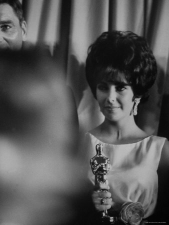 Elizabeth Taylor Winning an Oscar