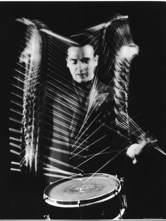 Drummer Gene Krupa Performing at Gjon Mili