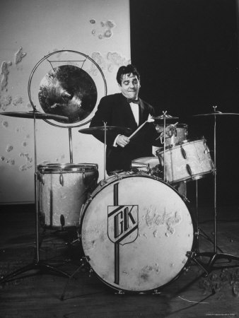 Drummer Gene Krupa Performing at Gjon Mili