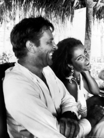 Richard Burton and Elizabeth Taylor on Location