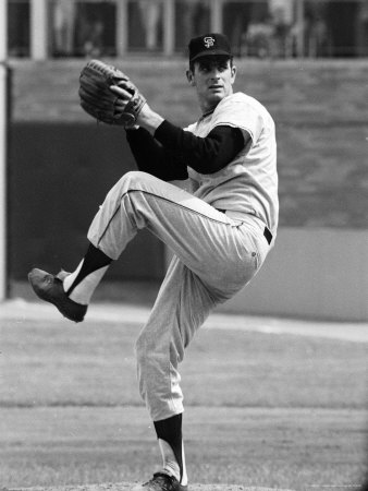 San Francisco Giants Pitcher Gaylord Perry in Action Vs. the N.Y. Mets