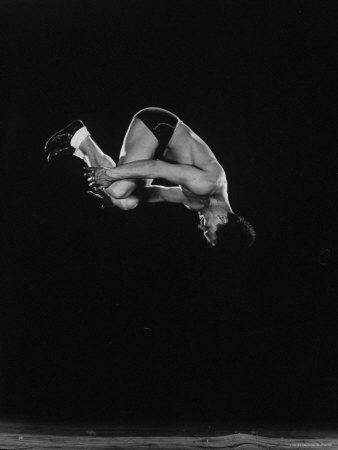 Former National A.A.U. and Olympic Tumbling Champion Merrill Rowland "Flip" Wolfe