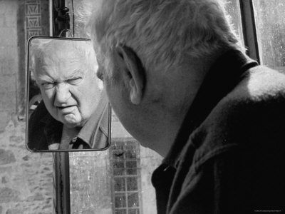 Alexander Calder Fashioning a Self Portrait in Wire
