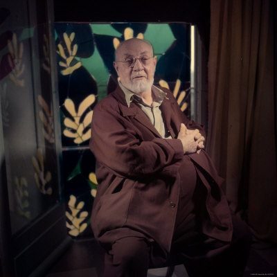 Henri Matisse at His Home in Nice