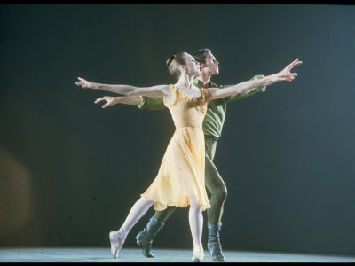 Allegra Kent and John Prinz from New York City Ballet Production of Dances at a Gathering
