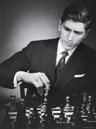 Buy American Chess Champion Robert J. Fisher Playing a Match at AllPosters.com