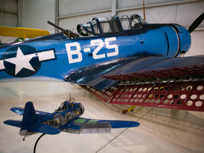 WW2 Era SBD Dauntless Naval Dive Bomber, Palm Springs Air Museum, Palm Springs, California, USA