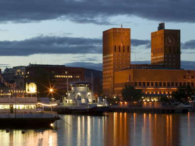 Town Hall from Aker Brygge, Norway
