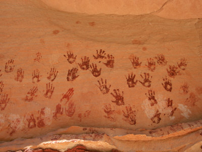 Buy Ancient Pueblo-Anasazi Rock Art Depictions of Hands at AllPosters.com