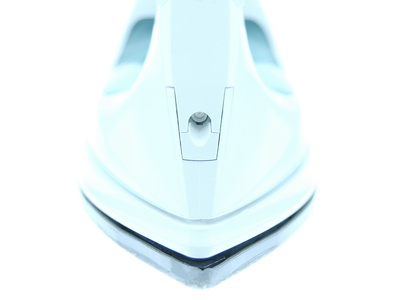 Close-up of Vintage White Iron