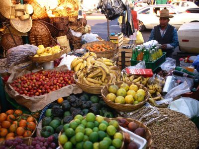 Fruit Stall at a Market in San Angel, Mexico City, Mexico
