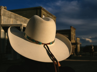 A White Cowboy Hat Accentuates This Western Movie Location