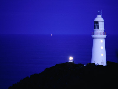 Cape Otway Lighthouse at Night, Otway National Park, Victoria, Australia