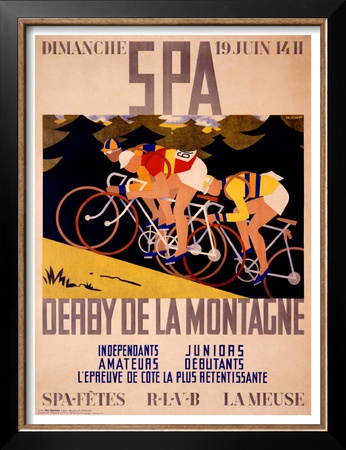 Derby de la Montagne Framed Art Print