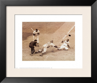 Jackie Robinson Stealing Home, May 18, 1952 Poster