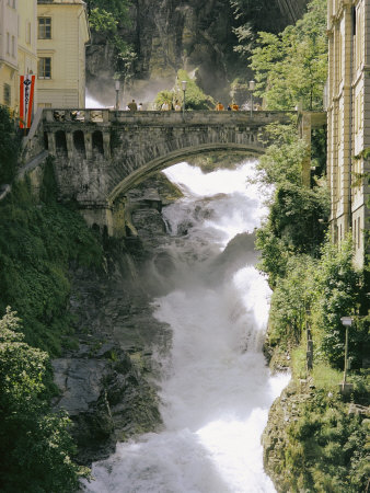 Buy Footbridge over a Waterfall in Badgastein at AllPosters.com