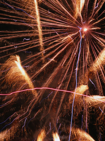 Fireworks Over Coors Field, Denver, Colorado, USA Poster