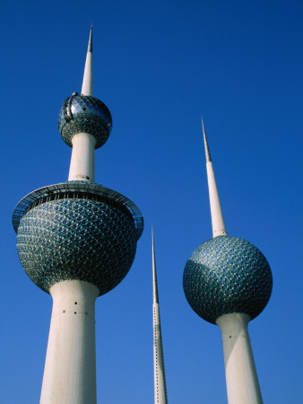 Kuwait Towers, Observation Decks and Water Storage, Kuwait, Kuwait