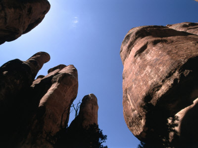 Rock Formations in Fiery Furnace Area, Arches National Park, Utah, USA