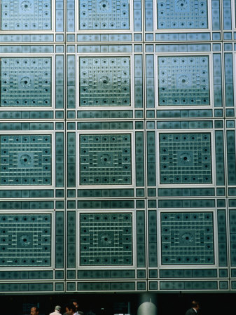 Window Detail at Institut Du Monde Arabe, Paris, France
