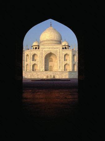 Taj Mahal Through Archway, Agra, Uttar Pradesh, India