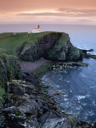 Coastline and Rhu Stoer Lighthouse (Stoerhead), United Kingdom