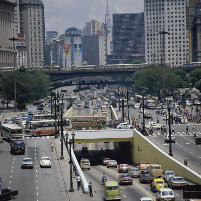 Viaduto Do Cha and Anhangabau, Sao Paulo, Brazil