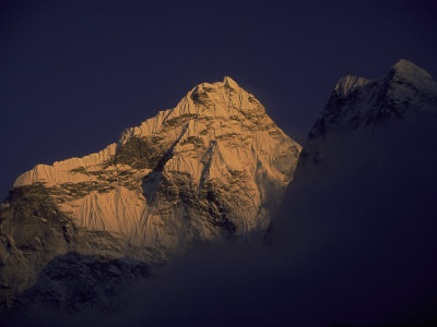 Sunset with Mountains, Nepal
