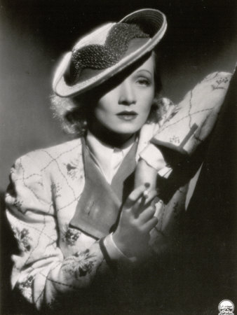 Half-Length Portrait of the Celebrated German Movie Actress Marlene Dietrich