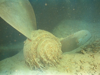 Buy Starboard Propeller of the R.M.S. "Titanic" Broken Off When the Ship Hit Bottom at AllPosters.com