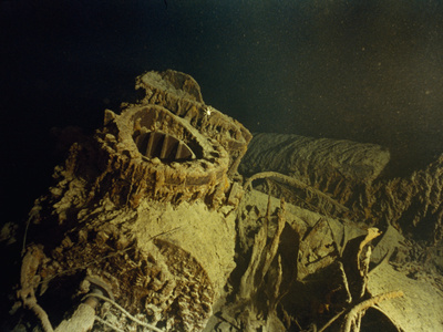 Buy Rusted Bronze Valve Fittings from the Engine Area of the R.M.S. "Titanic" at AllPosters.com