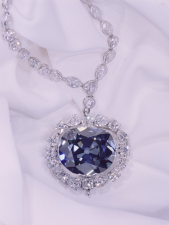 View of the Hope Diamond