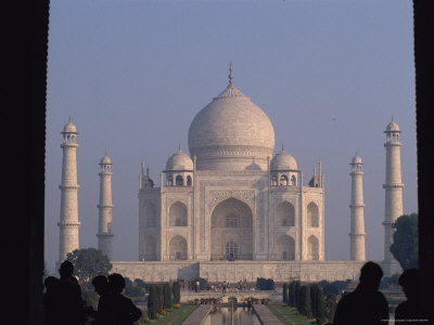 Buy A View of the Taj Mahal from Just Inside the Gates at AllPosters.com