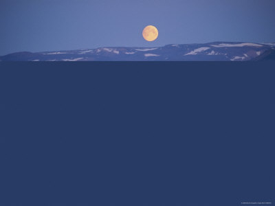 Buy Moon over Arctic Bay at AllPosters.com