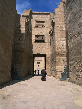 The Massive Mortuary Complex at Medinet Habu, Site of the Tomb of King Ramses Iii