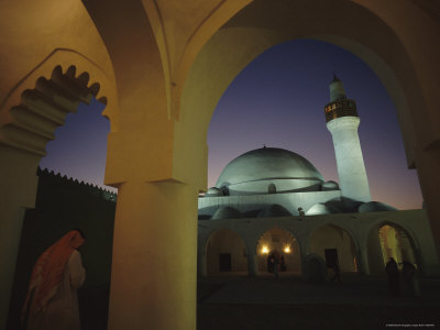A Twilight View of Qasr Ibrahim Palace