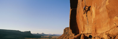 Buy Climber on a Sandstone Wall at AllPosters.com