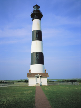 Buy Bodie Island Lighthouse, Part of the Cape Hatteras National Seashore at AllPosters.com