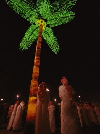 Fireworks on the Beach for the Beginning of Eid-Ul-Fitr