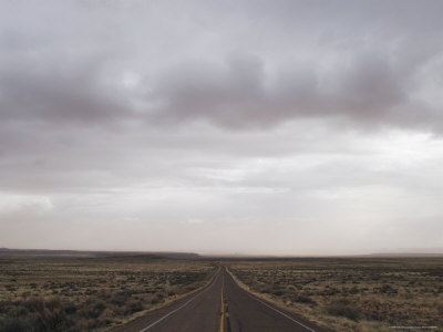 Buy An Empty Road Stretches Toward the Horizon in New Mexico at AllPosters.com