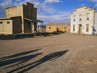 Street Shadows Suggest a Showdown at This Western Movie Location