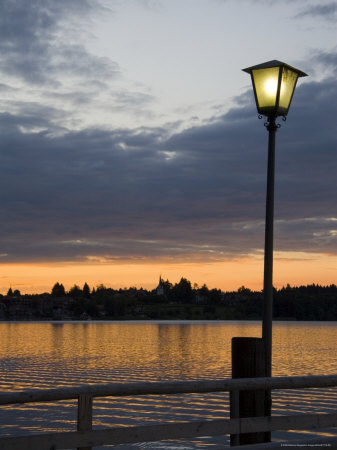 A Summer Scene on the Chiemsee in Germany