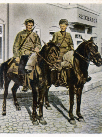 Russian Polish War Red Army Cossacks Pose